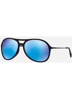 Buy Men's UV Protection Aviator Shape Sunglasses RB-4201F-59-622/55 - Black in Saudi Arabia