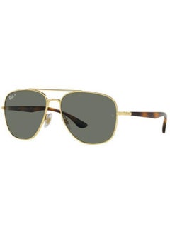 Buy Men's UV Protection Aviator Shape Sunglasses RB-3683-56-001/58 - Gold in Saudi Arabia