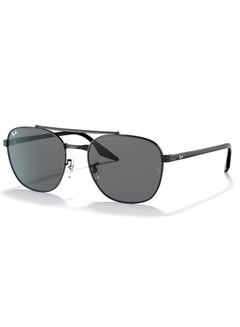 Buy Unisex UV Protection Square Shape Metal Sunglasses RB3688 001/31 55-19 - Lens Size: 55 Mm - Polished Gold in UAE