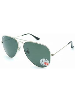 Buy Men's UV Protection Aviator Shape Sunglasses RB-3025-58/62-003/58 - Silver in Saudi Arabia