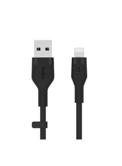 Buy Boost Charge Flex USB-A to Lightning Connector Soft-touch Silicone 1M Black in UAE