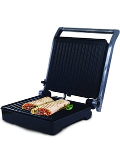 Buy Contact Grill With Automatic Temperature Control And BS Plug 2000 W CK2449 Grey/Black in UAE