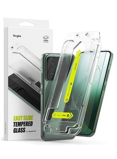 Buy Tempered Glass [Easy Slide] Compatible with Xiaomi 14 Screen Protector, Case Friendly Shatterproof Premium 9H Hardness, Easy to Install - 2 Pack Clear in UAE