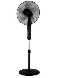 اشتري Stand fan 5 blades with remote control - Black E05905 60 W E05905 black في السعودية