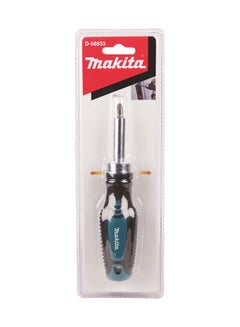 Buy Makita D-58833 - Ratchet Screwdriver With screw bit 25mm (PH2) Multicolor in UAE