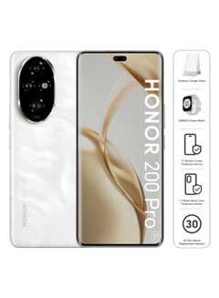 Buy 200 Pro 5G Dual SIM Moon Light White 12GB RAM + 512GB With Free wireless charger + Choice Watch - Middle East Version in Saudi Arabia