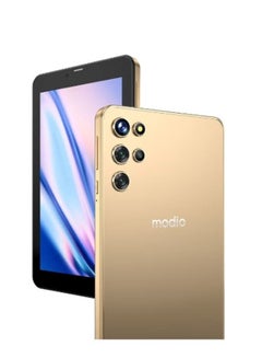 اشتري M12 7 Inch HD IPS Display Dual SIM Support 6GB RAM 256GB 5G 2.0MP Front And 5.0MP Rear Cameras 4000mAH Battery Android Tablet - International Version(Gold) في الامارات