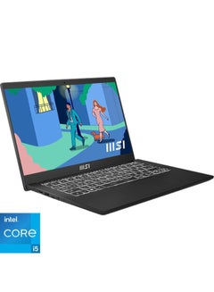 اشتري كمبيوتر محمول Modern 14 بشاشة 14 بوصة، ومعالج Intel Core i5 1235U/ وذاكرة وصول عشوائي 8 جيجابايت/ ومحرك أقراص SSD سعة 512 جيجابايت/ وبطاقة رسومات Intel Iris Xe/ ونظام تشغيل Windows 11 في السعودية