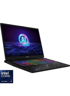 Buy Pulse 17 Gaming Laptop With 17.3 Inch 240Hz Display, Intel Core Ultra 9 185H Processor/32GB RAM/1TB SSD/NVIDIA GeForce RTX 4070 Graphics/Windows 11 Home English/Arabic Black in Saudi Arabia