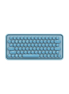 اشتري Ralemo Pre5 multi-mode wireless mechanical keyboard with Backlight (BT 4.0/BT 5.0/2.4G) Connect upto 4 Devices, USB-C Rechargeable interface | Dot Keycap, Multi-Media hotkeys Blue في الامارات