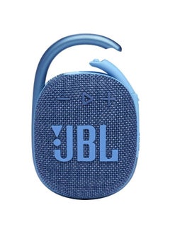 Buy JBL Clip 4 Eco Portable Bluetooth Wireless speaker with carabiner, water and dust resistant with 10 hours of battery life Blue Blue in Egypt