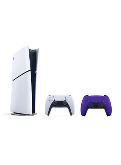 Buy Sony PlayStation 5 Slim Console Digital Edition With Extra Purple Controller in UAE