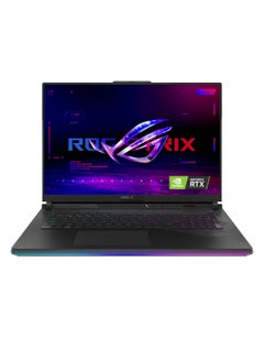 Buy Strix SCAR 18 Gaming Laptop With 18-Inch Display, Core i9-14900HX Processor/64GB RAM/4TB SSD/16GB Nvidia Geforce 4090 Graphics Card/Windows 11 Home English/Arabic Black in UAE