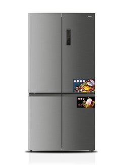 اشتري Cupboard Refrigerator 4 Doors Steel 20.3 Feet Inverter 365 kW HM960SSD-O23INV Silver في السعودية