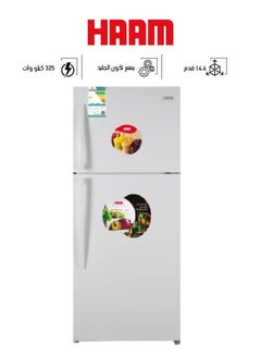 Buy Double Door Refrigerator 14.4 Feet HM570WRF-G23 White in Saudi Arabia