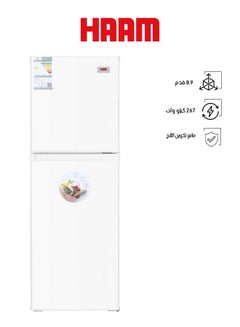 Buy Double Door Refrigerator 8.9 Feet 267 kW HM280WRF-O23DF White in Saudi Arabia