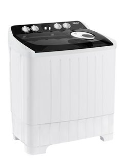 Buy 7.0Kg Wash /5.5Kg Spin Capacity Efficient Semi-Automatic Twin Tub Washer, 2 Wash Programs, 1320 RPM 530 W NWM800 White in UAE