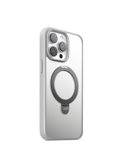 Buy JR-BP004 Magnetic Protective Phone Case with Holder for iPhone 15 Pro Max 6.7" Gray in Egypt