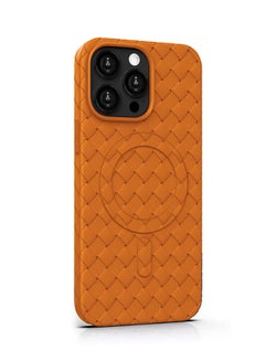 Buy JR-BP005 Magnetic Protective Phone Case for iP 15 Pro Max 6.7"-Orange Orange in Egypt