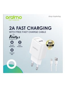 اشتري Fast Charging 2A - E66s + Cable C 53 White في مصر