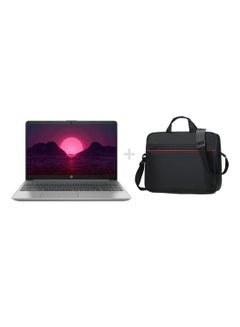 Buy 255 G9 Laptop With 15.6-inch Full HD Display, Ryzen 7-5825U Processor/8GB RAM/256GB SSD/Windows 11/AMD Radeon Vega Graphics +Laptop Bag with Multi Compartment 15.6" Travel Briefcase English/Arabic Asteroid Silver in Saudi Arabia