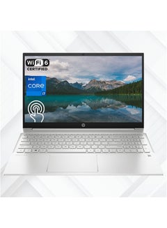 اشتري Pavilion Laptop With 15.6-Inch Display, Core i7-1355U Processor/64GB RAM/2TB SSD/Intel Iris XE Graphics/Windows 11 Home English Silver في الامارات