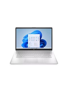 Buy 17-CN0076nr Laptop With 17.3-Inch Display, Pentium N5030 Processor/8GB RAM/512GB SSD/Intel UHD 605 Graphics/Windows 11 Home English Silver in UAE