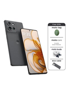 Buy Edge 50 5G Dual SIM Koala Grey 12GB RAM 512GB With Free Moto Buds And Moto Tag And Screen Damage Protection  - Middle East Version in Saudi Arabia