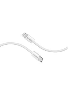 Buy USB-C™ to Lightning Cable, Ultra-Fast 27W Power Fast Charging Cable 480Mbps Data Sync,Super-Slim Connector,120cm Anti-Tangle Nylon Braided Cord For Smartphones And Tablets, EcoLine-Ci120 White in Saudi Arabia