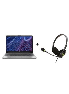 Buy 255 G9 Laptop With 15.6-inch Full HD Display, Ryzen 5-5625U Processor/8GB RAM/256GB SSD/Windows 11/AMD Radeon Graphics + USB Gaming Headset For Laptop Computer PC English/Arabic Asteroid Silver in Saudi Arabia