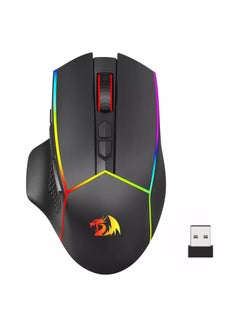 Buy M814 AXE PRO RGB Tri-Mode 2.4G/USB-C/Bluetooth Rechargeable Gaming Mouse – 8,000 DPI (Black) in Egypt