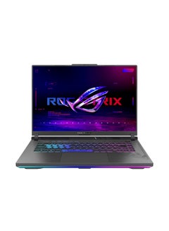 اشتري كمبيوتر محمول ROG Strix Scar G16 بشاشة 16 بوصة ومعالج Core i9 14900HX وذاكرة وصول عشوائي 64 جيجابايت ومحرك أقراص SSD سعة 2 تيرابايت وبطاقة رسوميات Nvidia Geforce RTX 4090 سعة 16 جيجابايت ونظام تشغيل Windows 11 Home في السعودية