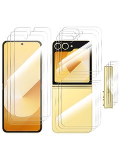 اشتري (for Samsung Galaxy Z Flip 6 ) 3 Pack Screen Protector Transparent PET Soft Protective High Sensitivity Clear HD Screen Protector Clear في الامارات