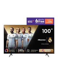 Buy 100 Inch 4K Smart TV | QLED | 144 HZ | Built in receiver | Model (2024) - 100Q7N Black in UAE