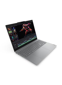 اشتري Yoga Pro 9 Laptop With 16-Inch Display, Core Ultra 7-155H Processor/16GB RAM/1TB SSD/6GB Nvidia GeForce RTX 4050 Graphics/Windows 11 English/Arabic Luna Grey في الامارات