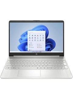 Buy Latest 15  Laptop With 15.6-Inch Display, Core i7-1165G7 Processor/16GB RAM/512GB SSD/Intel Iris XE Graphics/Windows 11 English/Arabic Silver in UAE