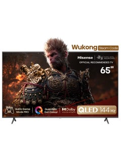 Buy 65 Inch 4K UHD Full Array Local Dimming Smart TV | QLED | AI Sport Mode | Smooth motion | DTS | 144HZ | Game Mode Pro | Built in receiver | Voice control | Dolby Vision | Dolby Atmos | Airplay | Built in Subwoofer - 65Q7N Black in Saudi Arabia