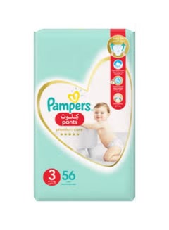 Buy Premium Care Pants Diapers Size 3 Super Saver Pack 56 Count in Egypt