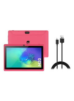 اشتري M20 Tablet For Kids 7 inch Pink 3GB RAM 16GB Wifi - International Version With FreeMicro USB Data Sync Charging Cable في السعودية