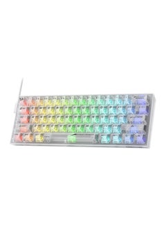 Buy K617 SE 60% Wired RGB Gaming Keyboard, 61 Keys Compact Full-Transparent Mechanical Keyboard w/Translucent Board, Custom Linear Switch, Pro Driver/Software Supported in Egypt