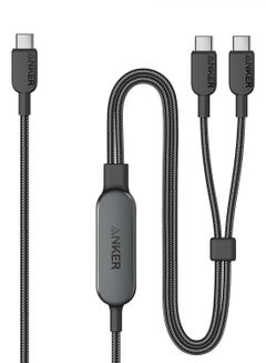 اشتري كابل Anker USB C، كابل USB C إلى USB C 2 في 1 بطول 4 أقدام، 140 وات بحد أقصى، شحن سريع لهاتف iPhone 15/15 Pro/15 Pro Max/15 Plus، وSamsung S24/S23، وMacBook Air/Pro، وLenovo، وHP، وiPad، والمزيد (USB 2.0، مضفر) في السعودية