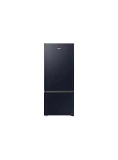 اشتري Haier 2-Door Refrigerator, Bottom Mount, Humidity Zone, Super Cool and Super Freezer, Multi-Zone Air, TWIN-Inverter 433 Liter (Net Capacity)- Black Metal Color,HRF-460BMBM ‎HRF-460BMBM black في مصر