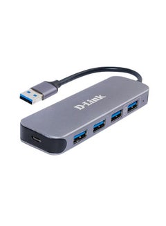 اشتري 4-Port USB 3.0 Hub Grey في الامارات