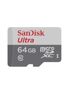 Buy Class 10 Ultra Android MicroSDHC Memory Card And SD Adapter 64 GB in UAE