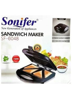 اشتري Sandwich Maker / Toast - 750W 750 W SF-6048 Black في مصر