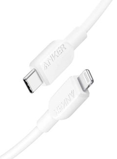 Buy Anker 310 USB- C to Lightning Cable 60W TPE- White White in Egypt