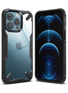 Buy Hard Fusion-X Clear Bumper Tpu Case For iPhone 13 Pro - Black in Egypt