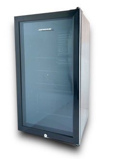 Buy Single Door Glass Door Display Refrigerator, 90L, Black - JSSW-95 257 kW JSSW-95 Black in Saudi Arabia