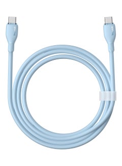 Buy Pudding Series Fast Charging Cable Type-C to Type-C 100W 1.2m Galaxy Blue in Saudi Arabia