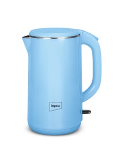 Buy Electric Kettle 2.0 Ltr Double Layer| 304 Stainless Steel | Seamless Inside Body | 360 Cordless Base | Indicator Light | FADA Double Controller | Convenient Cord Storage | Multiple Protection System 2 L 1500 W Steamer 2002 Blue in UAE